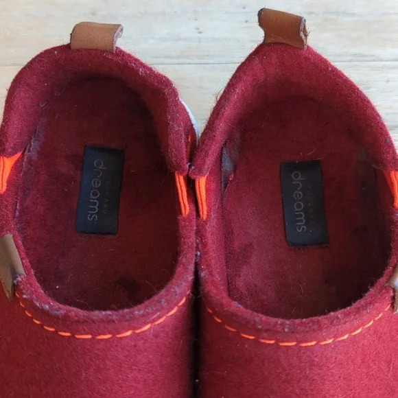 Samuel Hubbard Red Wool 🦙 Clog / Shoes Women's Size 9 Made In Portugal - Picture 9 of 9